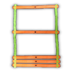 ESCALERA LINEAL CON ESCALONES DE PLASTICO 6M