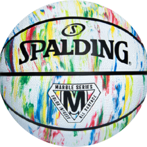 SPALDING BALON BASQUET BOL MARBLE BLANCO HULE No.7