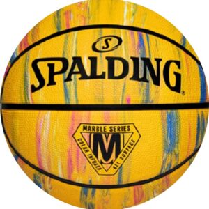 SPALDING BALON BASQUET BOL MARBLE AMARILLO HULE No.7