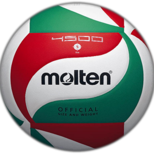 MOLTEN BALON VOLEI BOL V5M4500 VDE/BCO/ROJO No. 5