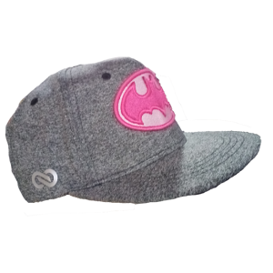 GORRA BATMAN GRIS/ROSA UNITALLA M-001