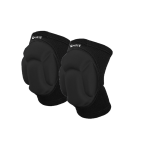 MAXFIT PAR DE RODILLERA DE COMPRESION Y ESPONJA NEGRA