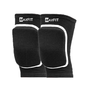 MAXFIT PAR DE RODILLERA DE PROTECCION INFANTIL NEGRA