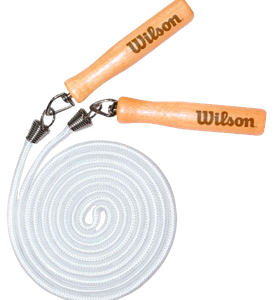 WILSON CUERDA PARA SALTAR CON MANGO DE MADERA