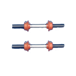 NIMBLE PAR DE BARRA PARA MANCUERNA (5 KILOS)