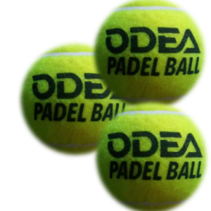 ODEA PELOTA DE PADEL CAJA CON 3 PIEZAS