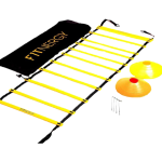 MAXFIT SET DE EJERCITACION (1 ESCALERA Y 10 PLATOS)