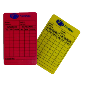 NIMBLE TARJETA DE ARBITRO TAMAÑO CREDENCIAL