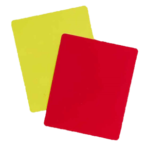 NIMBLE TARJETA DE ARBITRO DE PLASTICO