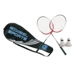 GIMBEL JUEGO DE BADMINTON 2 RAQUETAS Y 2 GALLITOS