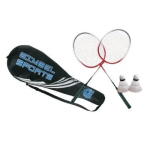 GIMBEL JUEGO DE BADMINTON 2 RAQUETAS Y 2 GALLITOS